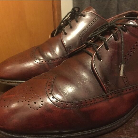 Nordstrom wingtip shoe cole haan style almost new - Picture 1 of 5